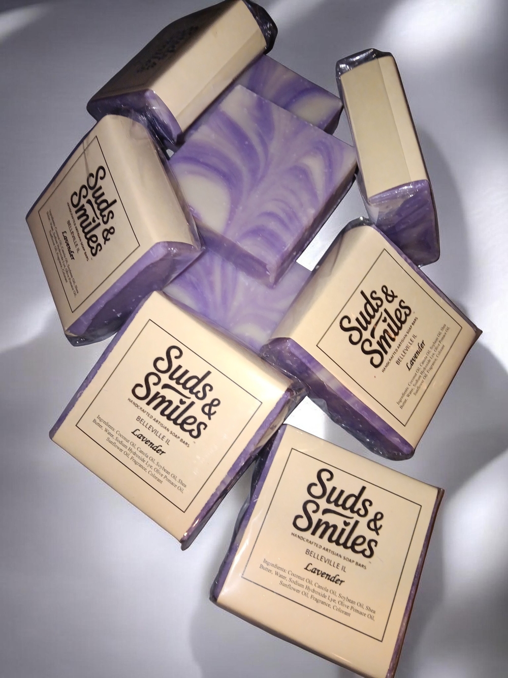 Lavender Artisan Soap - Purple Swirl